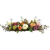4665 Mixed Mini Peony Centerpiece Silk Flower Arrangement,10