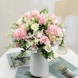 Home Office Silk Peony Bouquet Decoration Accessories Wedding Party fake flower