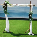 Wedding Arch Flowers,Purple Red Corner Floral Swags, Artificial Eucalyptus Flower for Sheer Drapes, Wedding Chair, Arbor, Wedding Ceremony
