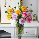 Artificial Herb Peony flower branch house living room wedding decoration