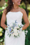 22 Beautiful Bouquets That Can Double as Your Something Blue Flower Delivery