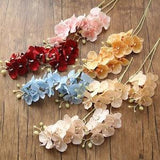 Artificial flower phalaenopsis good quality orchid phalaenopsis DIY floral Butterfly Orchid wedding fake flowers home decoration