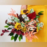 Bridal bouquet/sunflowers bouquet/bridesmaids bouquet