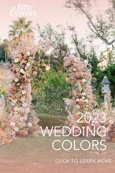2023 Wedding Colors New Flower Delivery
