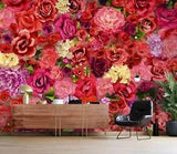 3D Red Rose Peony Flower 26079NA Wallpaper Wall Murals Removable Wallpaper Fay