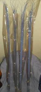 4 PC LAVENDER PURPLE TING TING 42" HIGH FLORAL DECOR NEW IN PACKAGE SALE PRICED
