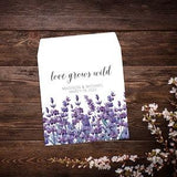 Seed Favors, Personalised Wedding Favour, Name Wedding Favours, Wedding Favor, Lavender Seed Packets, Personalized Favor, Seed Packet