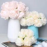 Peony Artificial Silk Flower Bouquet Home Party Decor Bridal Holding Flowers