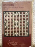 Christmas Lily Pattern Design by Harriet Hargrave 70??? X 70???