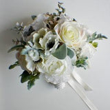 Bridal Bouquet, Wedding Bouquet, Ivory and Sage Bouquet, Wedding Floral, Wedding Flowers, Bridal Bouquet, Brides Bouquet, Bridesmaid Bouquet
