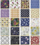 Ambesonne Floral Vintage Microfiber Fabric by The Yard for Arts and Crafts