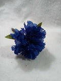 Flower Pen -- Blue Carnation -- NEW Handcrafted with Black Ink