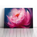 Dramatic Peony Flower Canvas Print Wall Art Framed Picture Home Decor Large