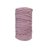 Premium Braided Cotton Cord 5mm x 109Yards, AMAZONIAN ORCHID, Macrame and Crocheting Rope, Soft Cotton Air