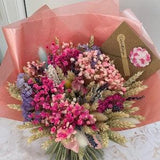 GIFT FOR HER Scented Summer Bouquet / Dried Flowers/ Dried Flower Bouquet/ Valentines Bouquet / Dried flower arrangement