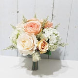 Blush Bridesmaid Floral Bouquet, Wedding Bouquet, Blush Table Flower, Pink Bridal Bouquet, Blush Bouquet, Blush Flower Girl Bouquet