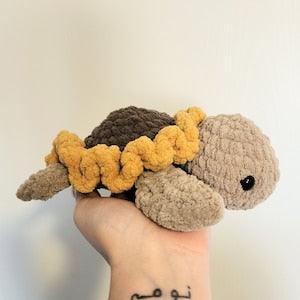 Crocheted Sunflower Turtle