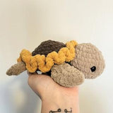 Crocheted Sunflower Turtle
