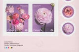 RANUNCULUS - PERSIAN BUTTERCUP = pair with Colour ID marks Canada 2023 MNH