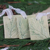 Ceramic leaf ornaments , botanical ceramic ornaments, boho ornaments, boho decor, botanical decor, holiday decor, Christmas ornaments