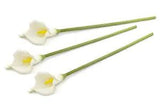 DII Flower Cala Lily White (Set of 3)