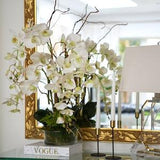 Orchid flower arrangement - Real touch orchid and willow arrangement