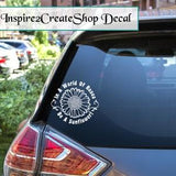 In A World Full of Roses Be A Sunflower Decal Sticker