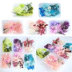 Dried Flowers DIY Specimen Real Plant Craft Candle Pendant Jewelry Making Decor