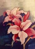 PINK LILY FLOWER GARDEN FLOWER FLORAL SPRING SUMMER LARGE YARD FLAG NEW