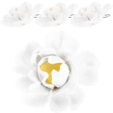 4 Pcs Ceramic Flower Ceramics Decorative Wall Sculpture Peony Garden