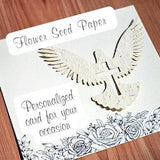 Bulk Plantable Seed Paper Memorial Favor Celebration of Life Favor Memorial Seed Paper Card Funeral Seed Favor Unique Funeral Favor Seed Tag