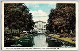 Philadelphia, PA - Lily Pond & Horticultural Hall - Vintage Postcard - Posted