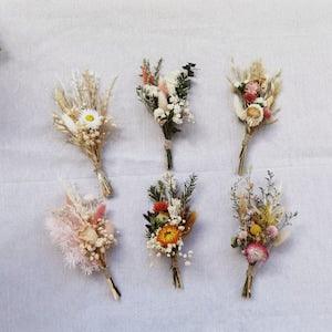 Mini Dried Flower Bouquet,  All Natural, Bohemian Dried Flower Bouquet