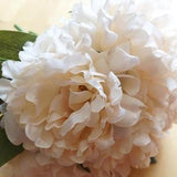 Light Beige Peony Bouquet (FB0056-04) | artificial flower ?C flower headpiece ?C wedding bouquet ?C bride flower ?C centerpieces ?C bedroom decor
