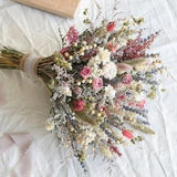 Lavender & Dried Pink Roses Bouquet l Dried Flowers Bridal Bouquet l Boho Wedding Bouquet l Gift For Her