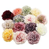 Flower Head Peony Artificial Accessories Use For DIY Crafting And House Decorate
