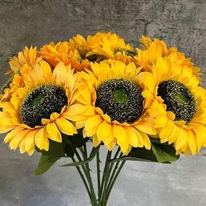 sunflower bouquet sunflower simulation flower gift,gift for her, forever flowers flower bouquet,sunflower,desk flowers, vase flower home