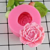 Silicone Fondant Molds  Peony Shape Flowers Handmade Soap Candle Clay Mold Cake