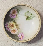 R&S PRUSSIA TILLOWITZ SILESIA GERMANY  SERVING BOWL CARNATIONS -9 1/4 "