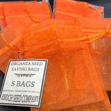Organza Seed Saving Bags [ORANGE], 3