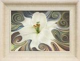 Diy Needlepoint Partial Embroidery "Lily Is White". Embroidery Kit. Unprinted