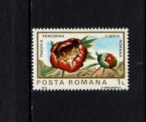 Romania 1983 FLORA, FLOWER, PEONY MNH SC 3154d