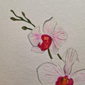 Original Watercolor (Minimal Orchid)