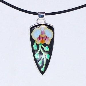 White Orchid Pendant
