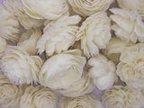 100 Mix Sola wood flowers 6cm Dia.