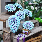 Wedding Bouquet Purple Turquoise Blue Picasso Calla Lily cascading Bridal Bouquet Bridesmaid Bouquet Groom Groomsman Boutounniere wedding pa