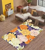 3D Colorful Peonies Flower ZHUA136 Game Non Slip Rug Mat Photo Carpet Amy