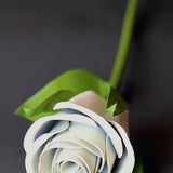 Metal Sweetheart Rose, Mother's Day, Mothers Day, Confirmation, First Communion, White Rose, Steel, Metal Rose