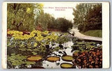 Chicago, Illinois IL - Lily Pond, Washington Park - Vintage Postcard - Unposted