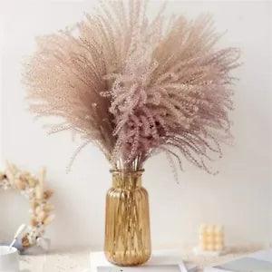 15/30PCS Natural Dried Pampas Grass Reed Flower Bunch Wedding Bouquet Home Decor